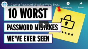 Lees meer over het artikel 10 worst password mistakes