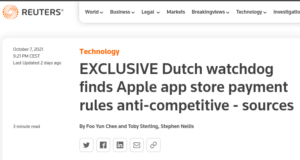 Lees meer over het artikel Nederlandse marktwaakhond blaft naar Apple